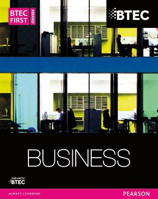 Cover of BTEC First Business Award Student Book