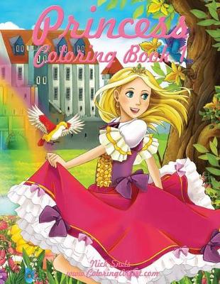 Cover of Princess Coloring Book 1