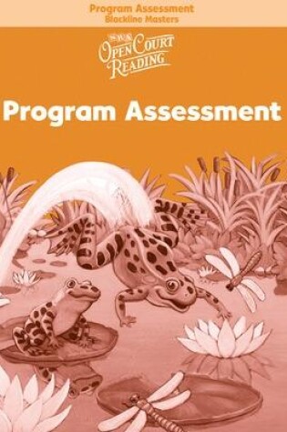 Cover of Open Court Reading, Program Assessment Blackline Masters, Grade 1