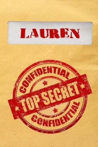 Cover of Lauren Top Secret Confidential