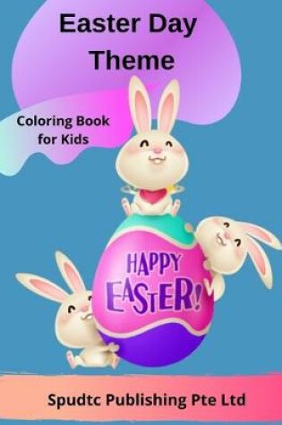 Cover of Easter Day Theme Coloring Book for Kids