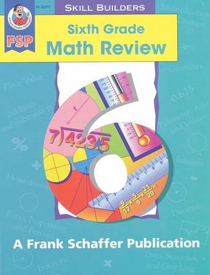 Book cover for Sixth Grade Math Review