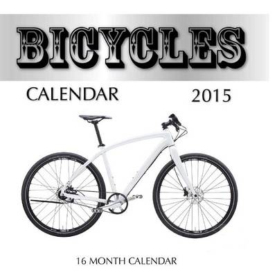 Book cover for Bicycles Calendar 2015