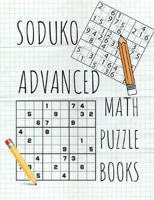 Book cover for Soduko Advanced Math Puzzle Books