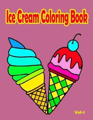 Book cover for Ice Cream Coloring Book