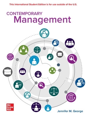 Book cover for Contemporary Management: 2024 Release ISE