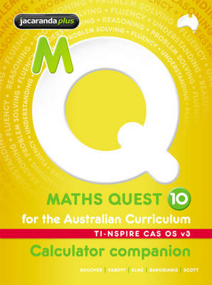 Cover of Maths Quest 10 for the Australian Curriculum TI-Nspire Calculator Companion