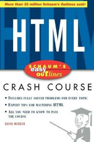 Cover of Schaum's Easy Outline of HTML