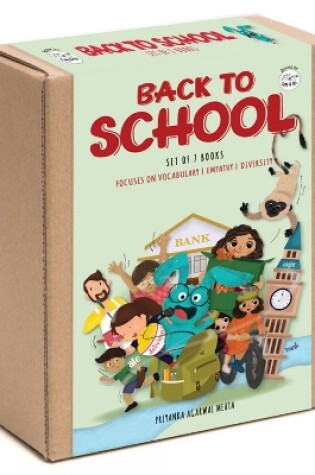 Cover of Back to School book set for preschoolers (Set of 7)