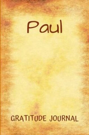 Cover of Paul Gratitude Journal