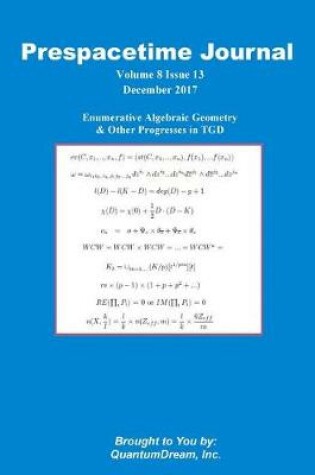 Cover of Prespacetime Journal Volume 8 Issue 13