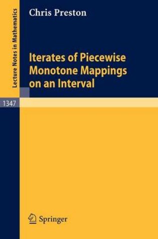 Cover of Iterates of Piecewise Monotone Mappings on an Interval