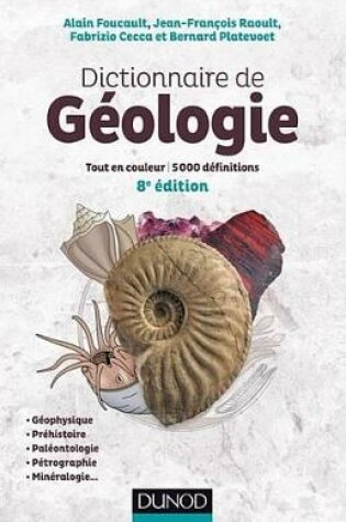 Cover of Dictionnaire de Geologie - 8e Ed.