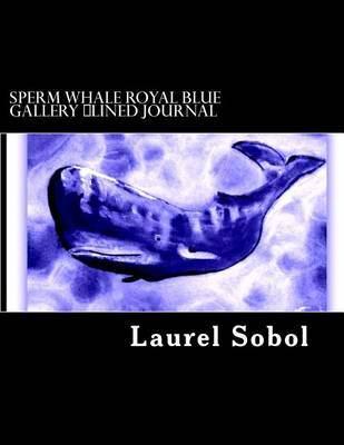 Book cover for Sperm Whale Royal Blue Gallery Lined Journal