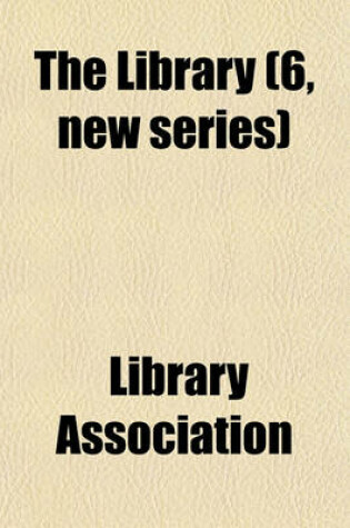 Cover of The Library (6, New Series)