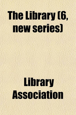 Book cover for The Library (6, New Series)