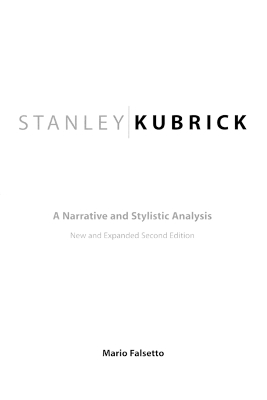 Cover of Stanley Kubrick