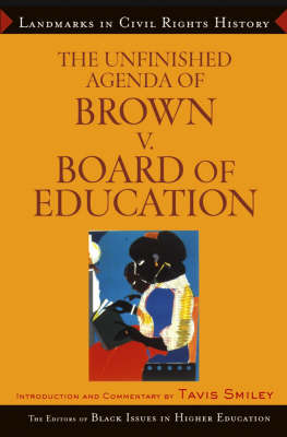 Book cover for The Unfinished Agenda of Brown v. Board of Education