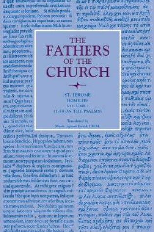 Cover of Homilies, Volume 1 (1-59 on the Psalms)