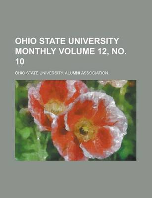 Book cover for Ohio State University Monthly Volume 12, No. 10