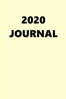 Book cover for 2020 Journal Cream White Color 204 Pages 204 Pages