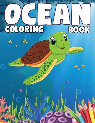 Book cover for Ocean Coloring Book