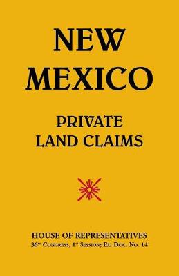 Book cover for New Mexico-Private Land Claims
