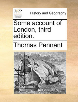 Book cover for Some Account of London, Third Edition.