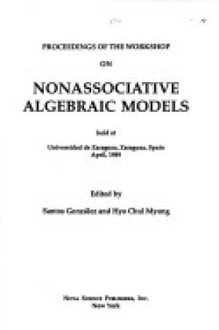 Cover of Nonassociative Algebraic Model