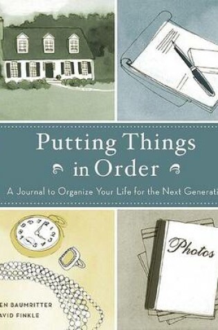 Cover of Putting Things in Order Journal