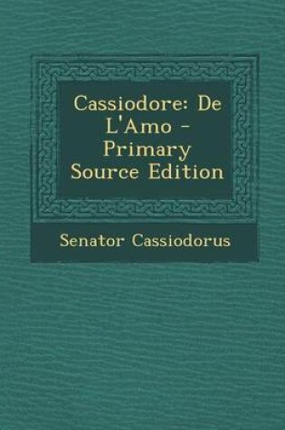 Cover of Cassiodore