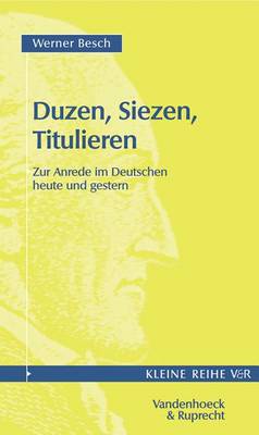 Cover of Duzen, Siezen, Titulieren