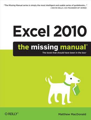 Book cover for Excel 2010: The Missing Manual