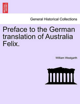 Book cover for Preface to the German Translation of Australia Felix.