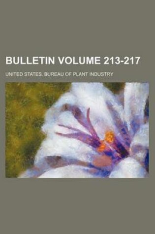 Cover of Bulletin Volume 213-217