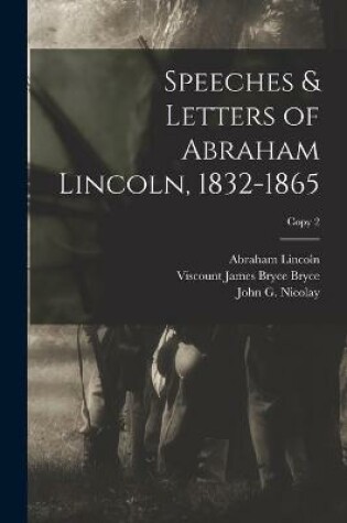 Cover of Speeches & Letters of Abraham Lincoln, 1832-1865; copy 2