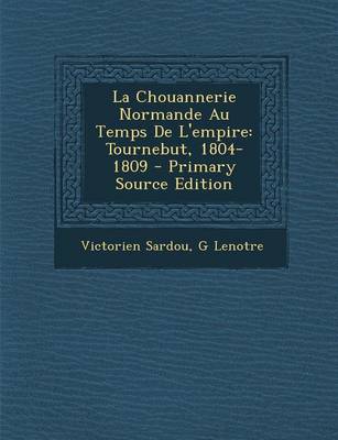 Book cover for La Chouannerie Normande Au Temps de L'Empire