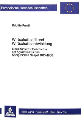 Book cover for Wirtschaftsstil Und Wirtschaftsentwicklung