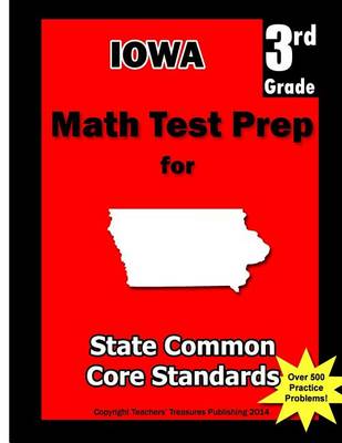 Book cover for Iowa 3rd Grade Math Test Prep