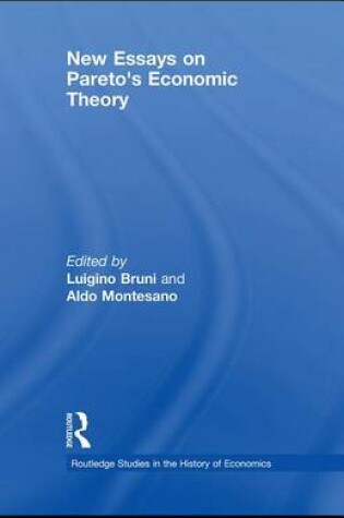 Cover of New Essays on Pareto's Economic Theory