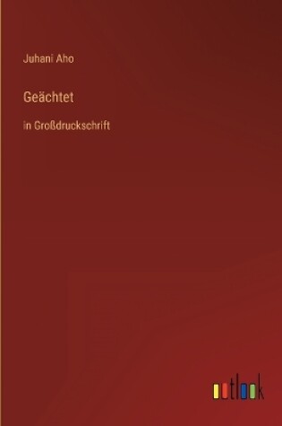 Cover of Geächtet