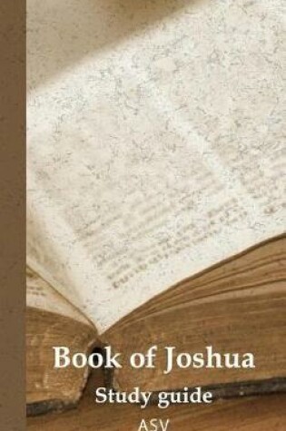 Cover of The book of Joshua Study guide