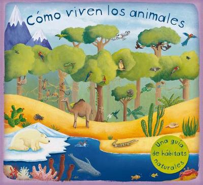 Book cover for Cómo Viven Los Animales (Libro Desplegable)