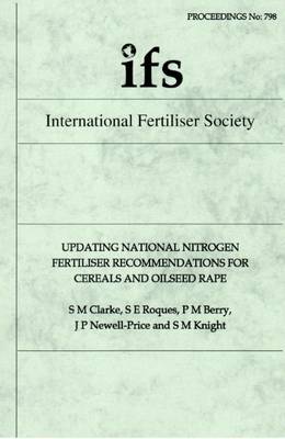 Book cover for Updating National Nitrogen Fertiliser Recommendations for Cereals and Oilseed Rape