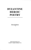 Cover of Byzantine Heroic Poetry