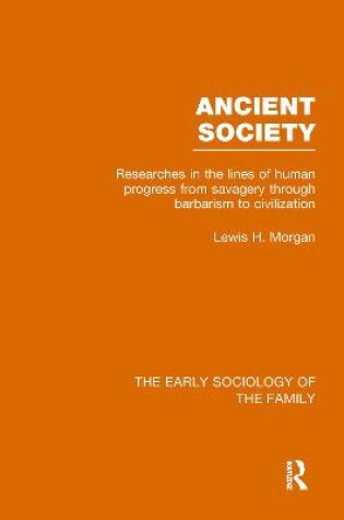 Cover of Early Sociology of Family V 3