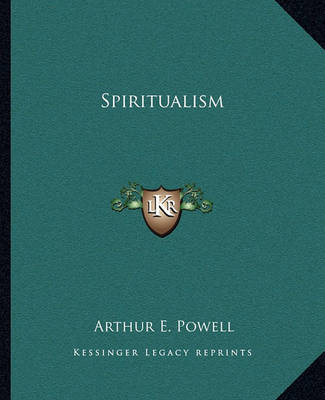 Book cover for Spiritualism