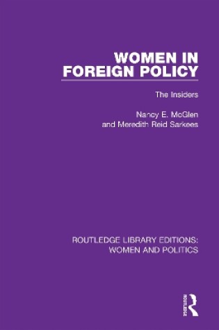 Cover of Women in Foreign Policy