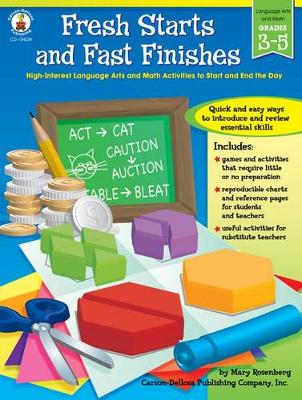 Book cover for Fresh Starts and Fast Finishes, Grades 3 - 5