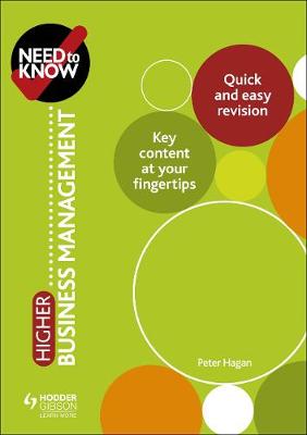 Book cover for Need to Know: Higher Business Management